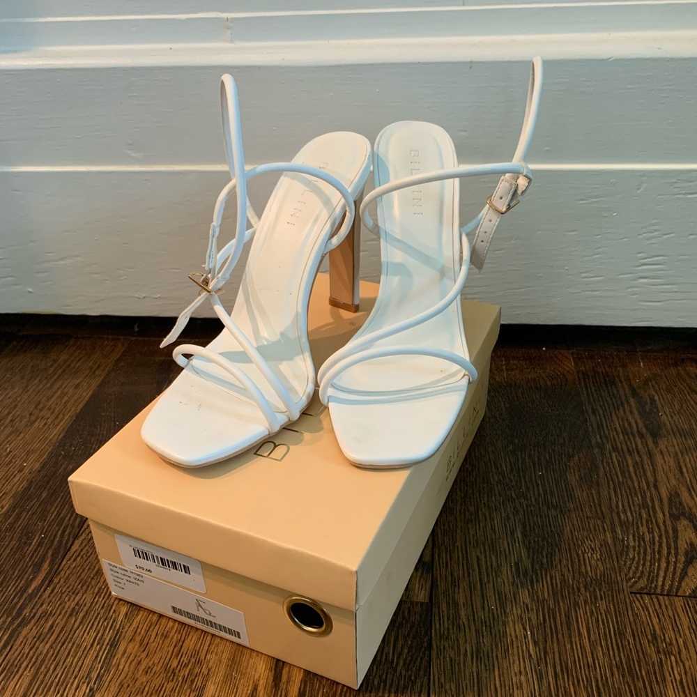 White Billini Heels wedding
